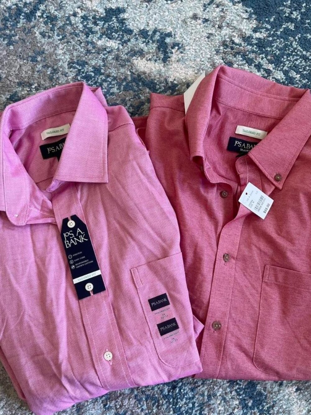 Jos A. Banks (lot of 2) Men’s NWT Long Sleeve Shirts size medium and 16 32/33